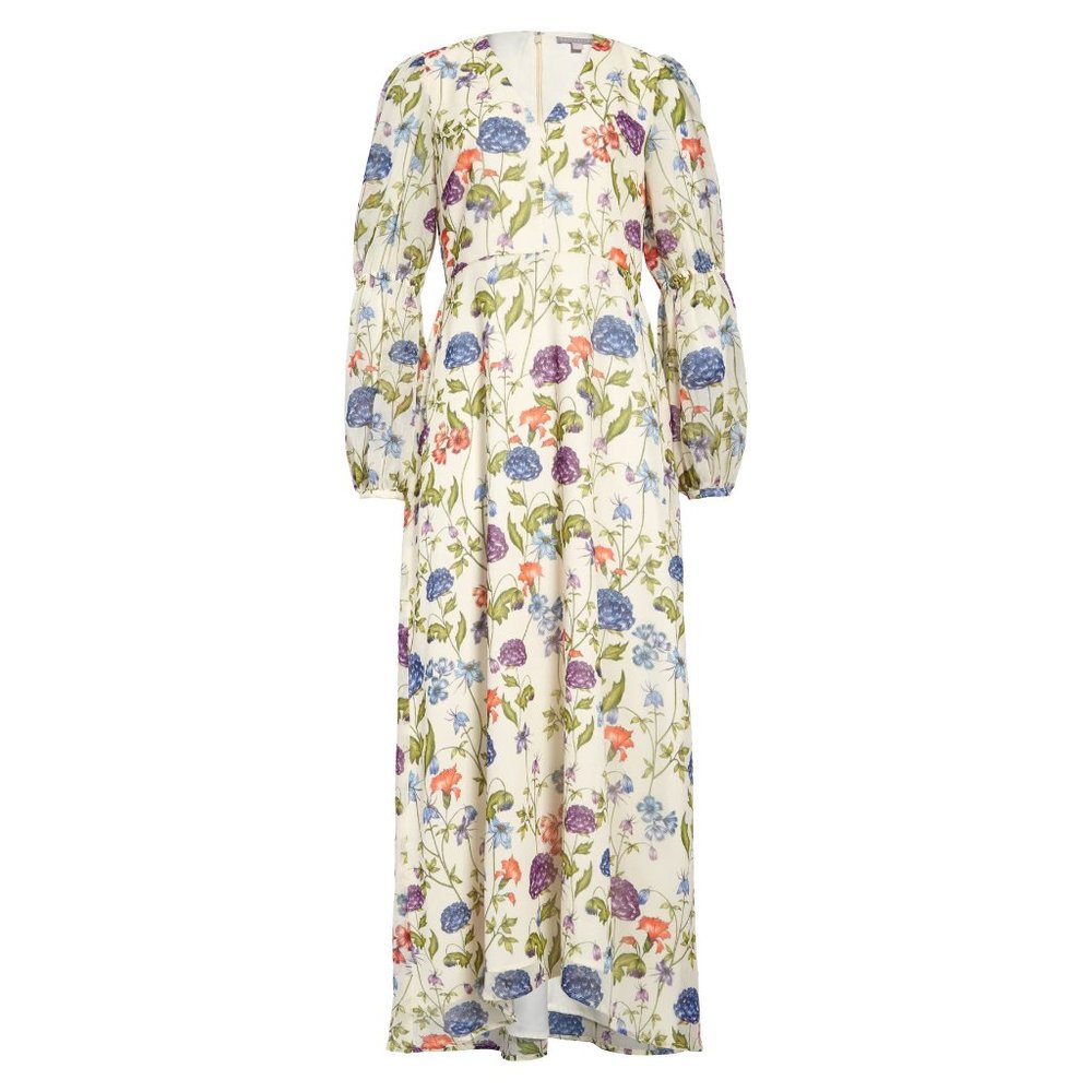 NWT Small Chelsea28 Floral Long Sleeve Maxi Dress